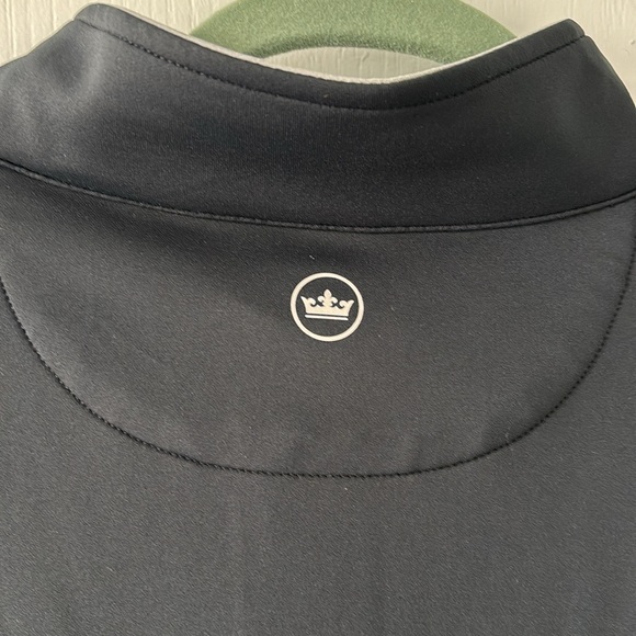 Peter Millar Perth Performance Quarter Zip Black XL - new with tag . - Picture 6 of 9